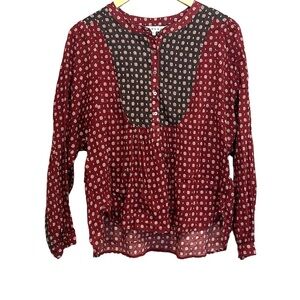 Xirena pullover peasant blouse